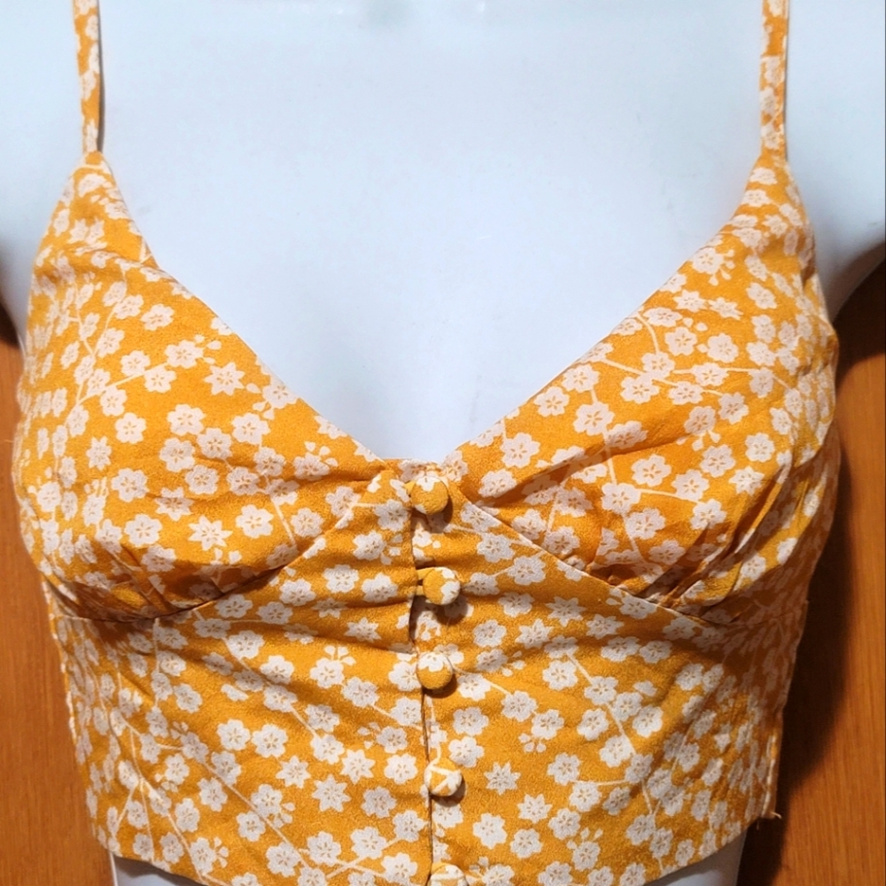 Floral crop top